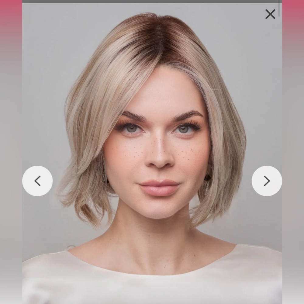 Mira by Amore handtied Ice Blonde tried on only for few minutes.